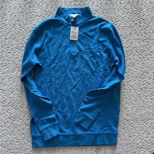 Peter Millar Men’s Blue Quarter Zip - NWT size M